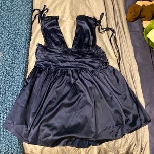 Navy blue dress
